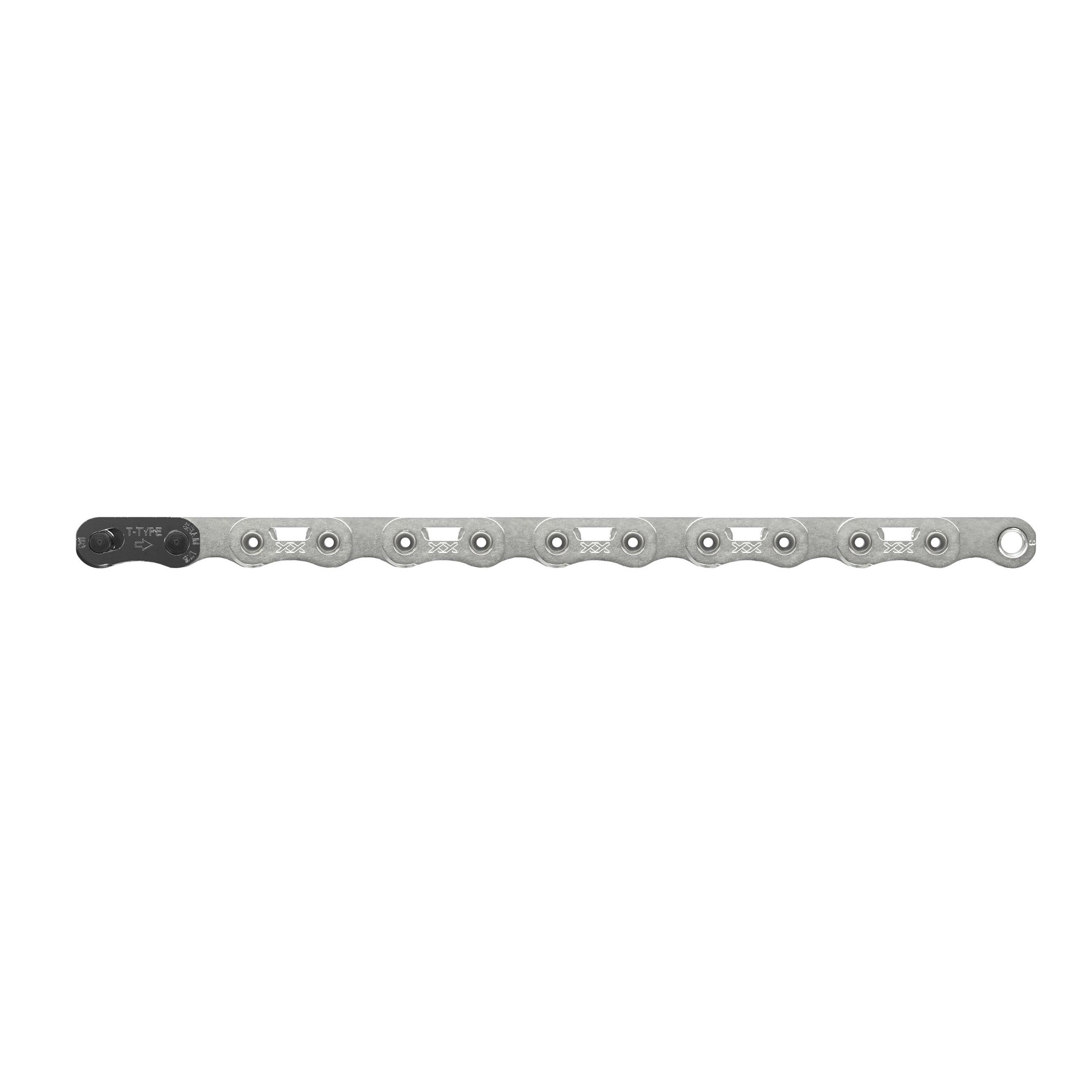 SRAM Chain XXSL T-Type Eagle Silver Hollowpin 126 Links W/Powerlock T-Type Pvd