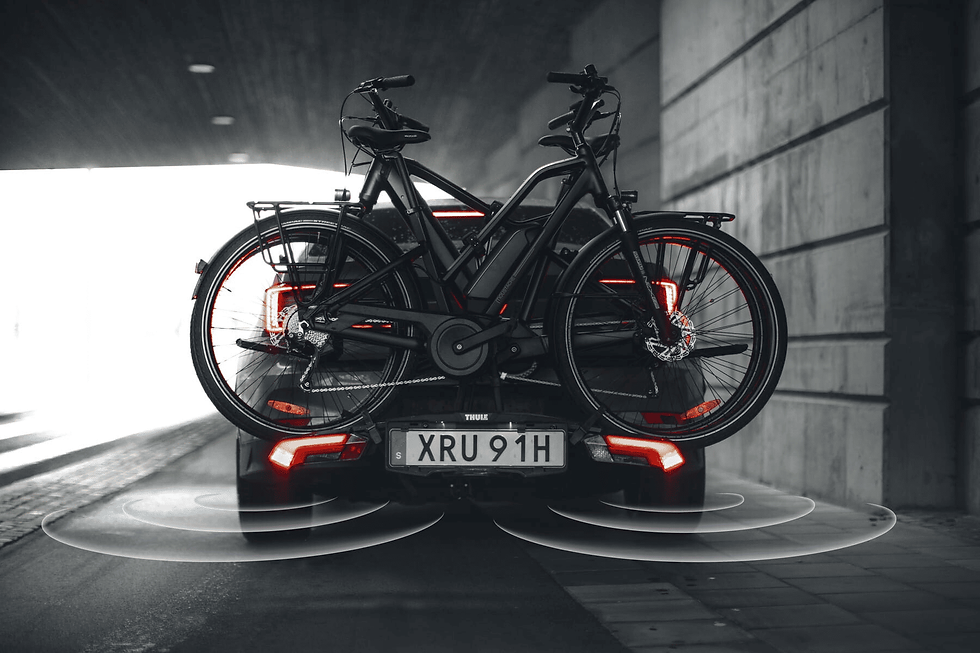 Thumbnail: Thule Epos ParkSecure 3-bike towball Bike Carrier 13-pin