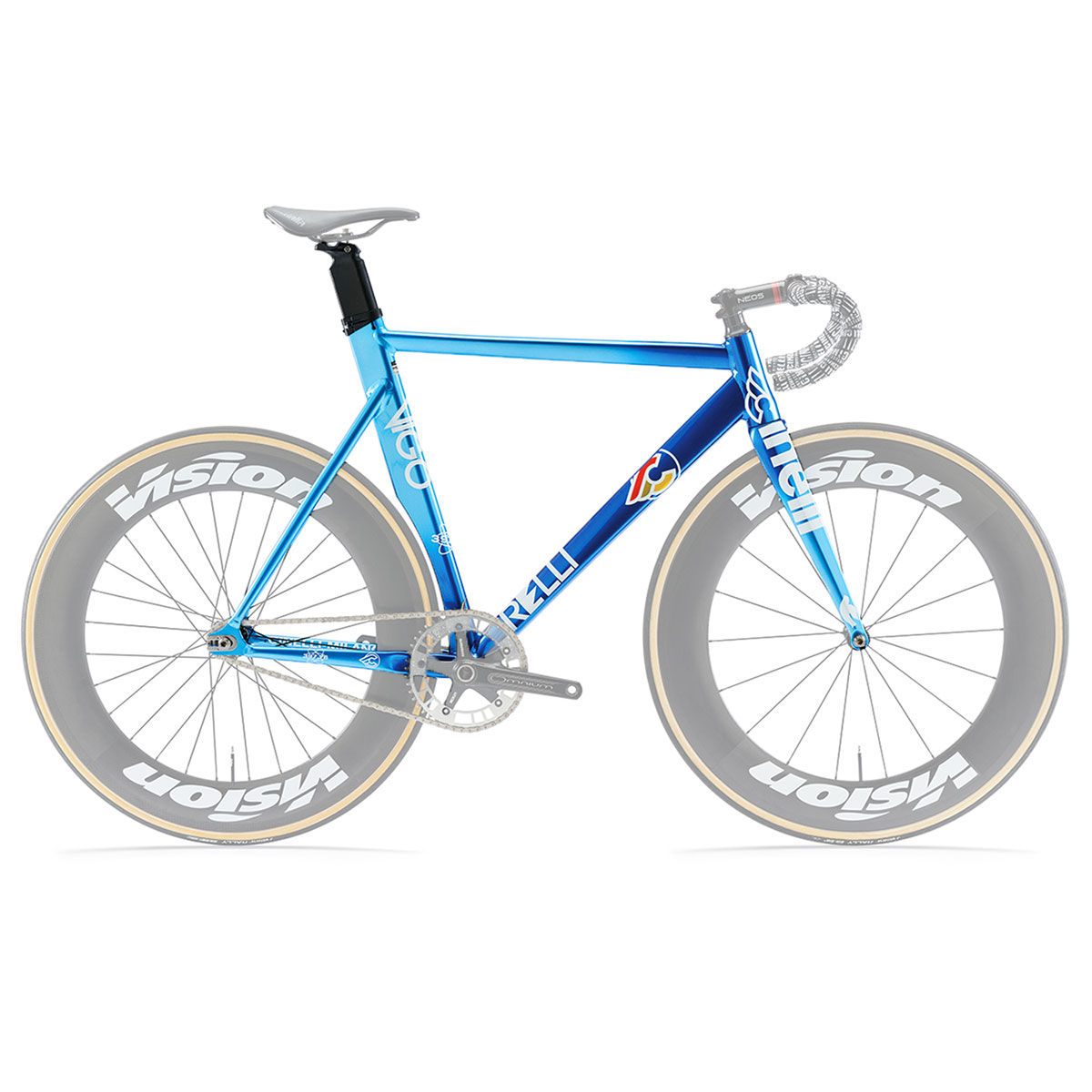 Cinelli Vigorelli Alloy Blue Track Frame