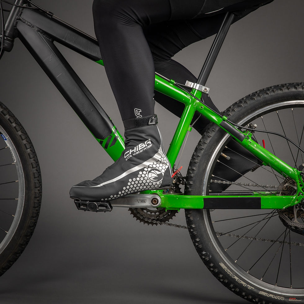 Thumbnail: Chiba MTB Winter Waterproof, Windproof & Breathable Overshoe in Black