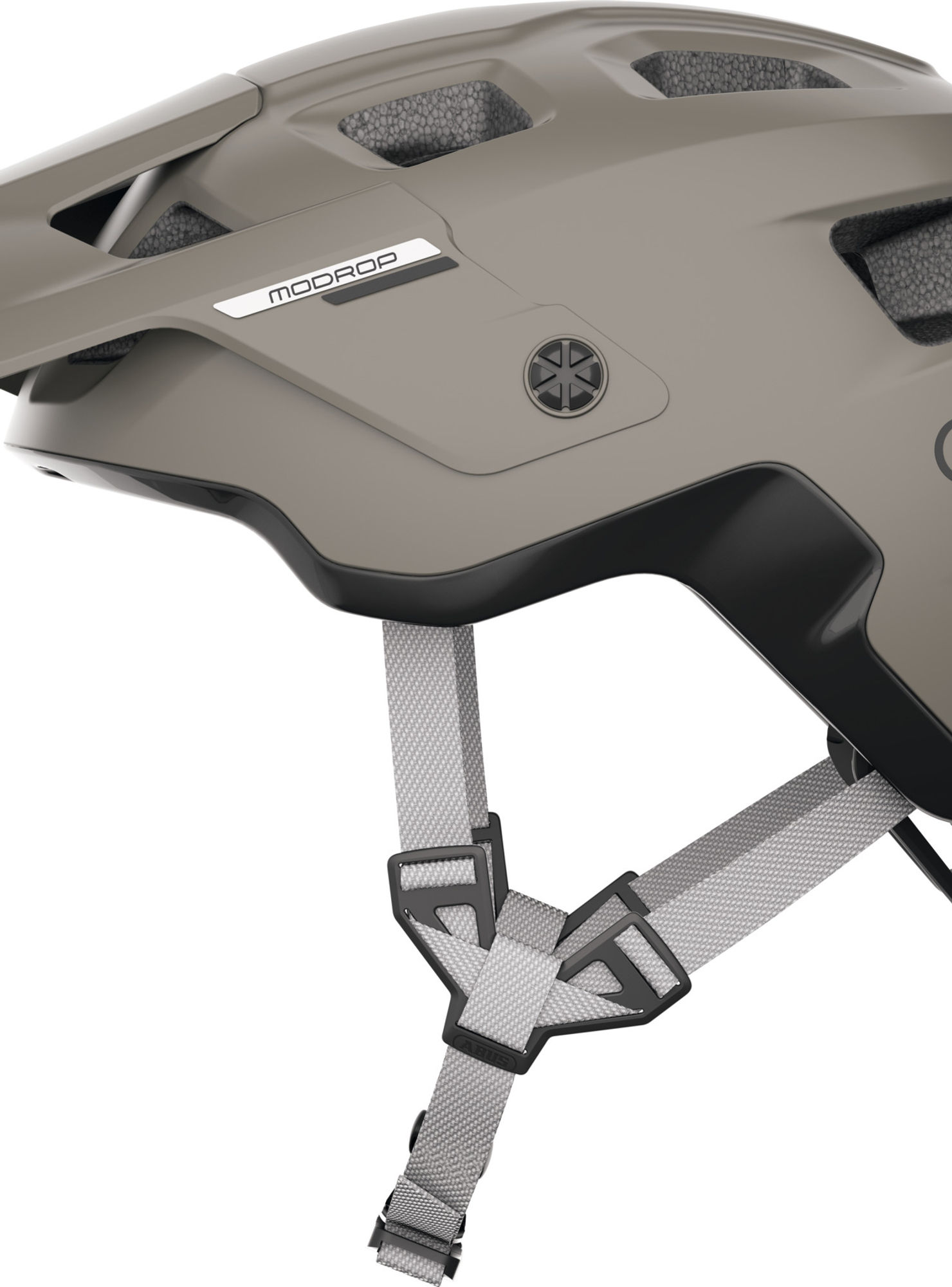 ABUS MoDrop MTB MIPS Helmet in Dust Grey