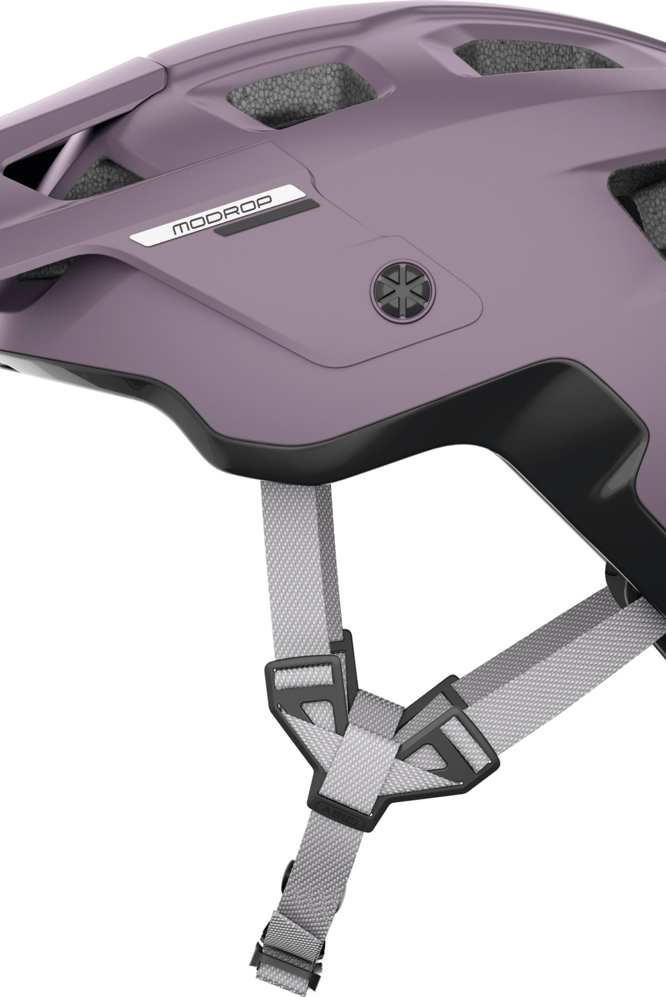 ABUS MoDrop MTB MIPS Helmet in Ash Purple