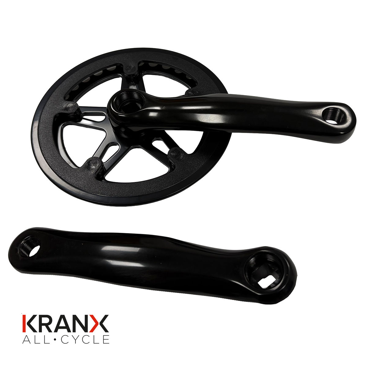 KranX 34T 152mm Junior Single Chainset in Black