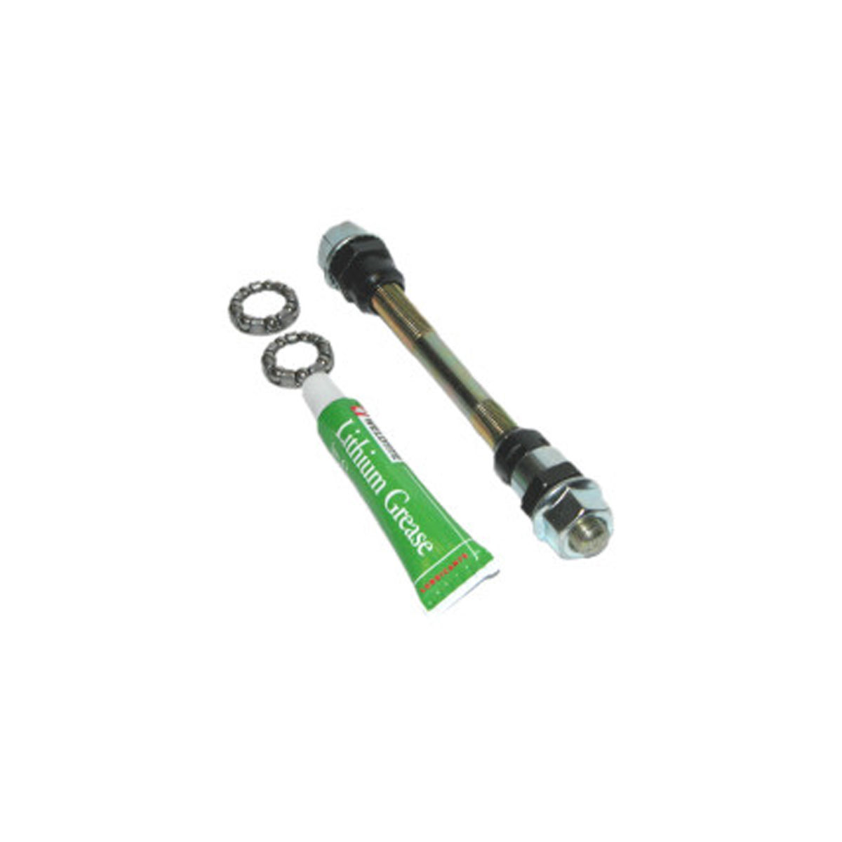 Weldtite 9.5x175mm Rear Axle w/ Bearings/Grease