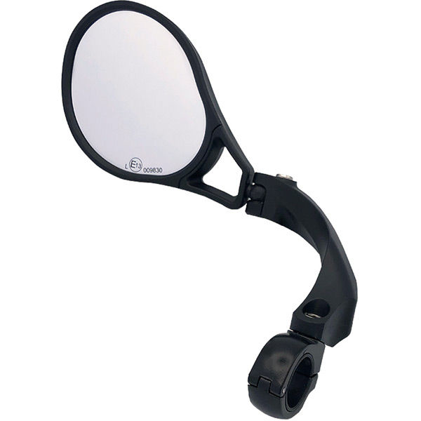 M Part E-bike E13 approved mirror, adjustable, left handlebar clamp fitting