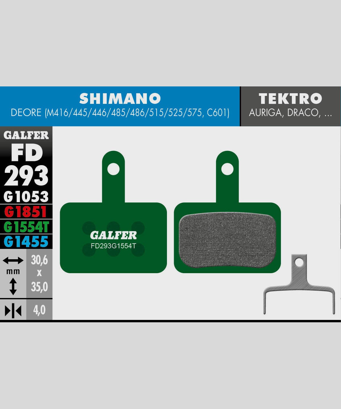 Galfer Pro Bike Disc Brake Pads
