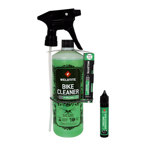 Thumbnail: Weldtite 1L Lime Bike Cleaner Spray with 30ml Eco Friendly Reload