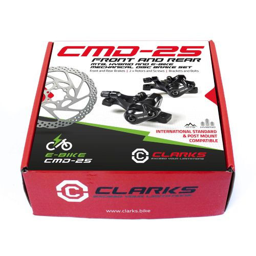 Thumbnail: Clarks CMD-25 Mechanical Disc Brake Caliper for E-Bikes 180mm