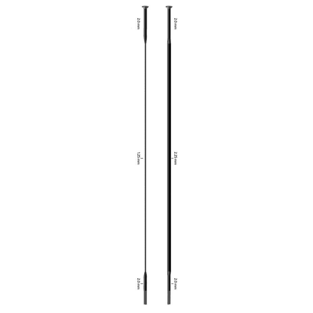 Sapim CX-Sprint Black Straight Pull Uncut Spokes