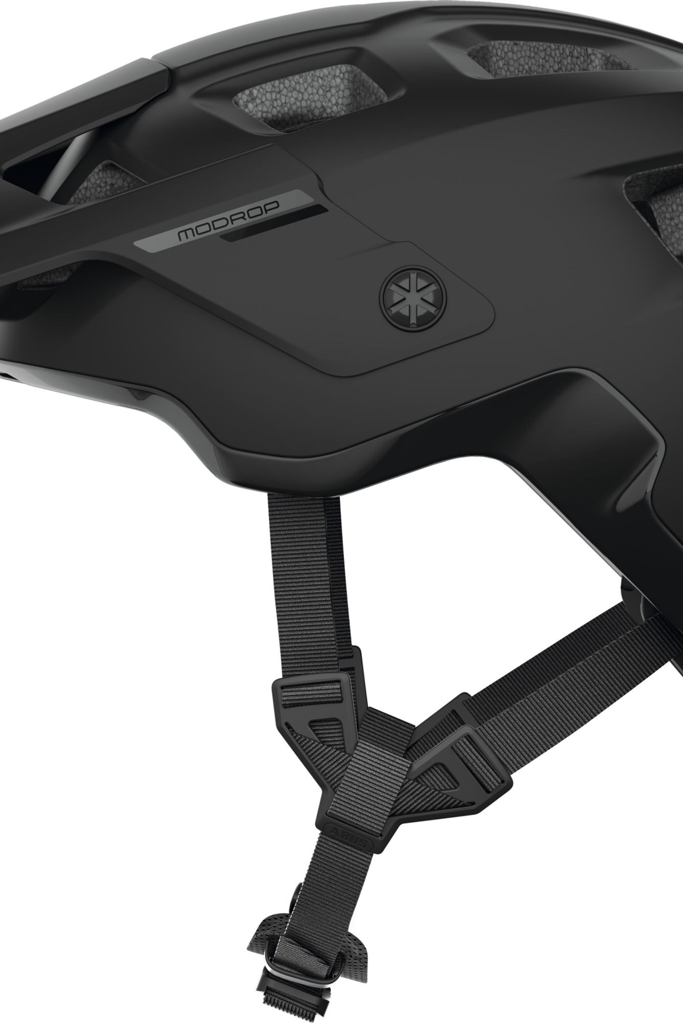ABUS MoDrop MTB Helmet in Velvet Black