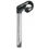 Thumbnail: Ergotec Cat Niro City Hybrid Quill Stem 25.4mm Silver Black