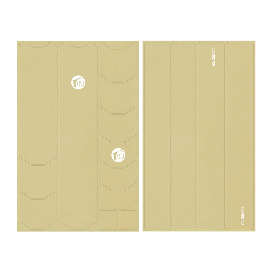Mucky Nutz Skinz | Full Frame | Clear | White