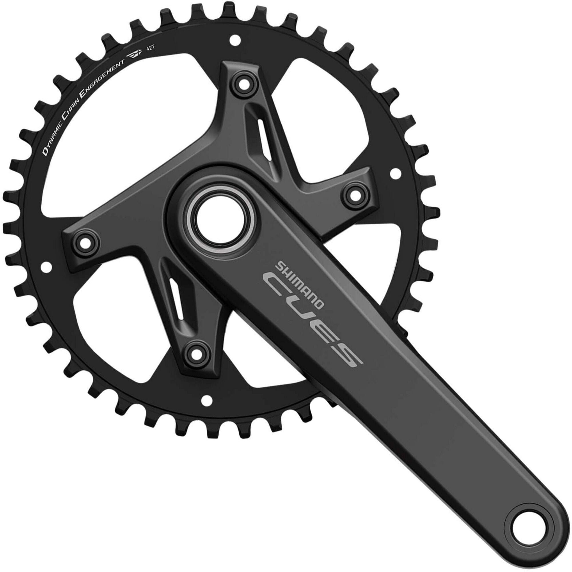 Shimano FC-U6030-1 CUES 2 piece design chainset, for 9/10/11-speed, 165mm, 42T
