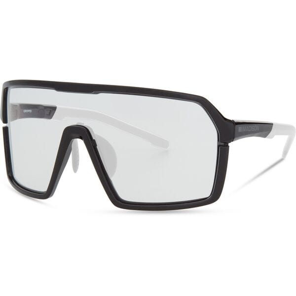 Madison Crypto Gloss Black Sunglasses - Clear Lens