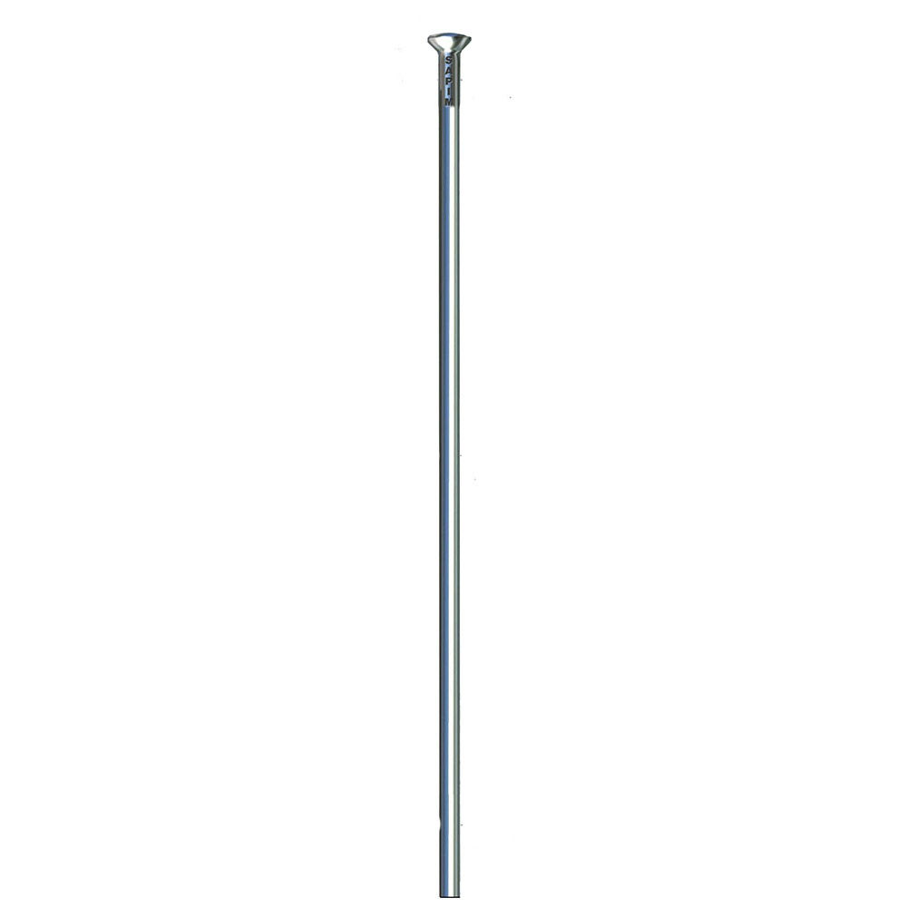 Sapim Leader 13g Silver Straight Pull Cut/Threaded Spokes