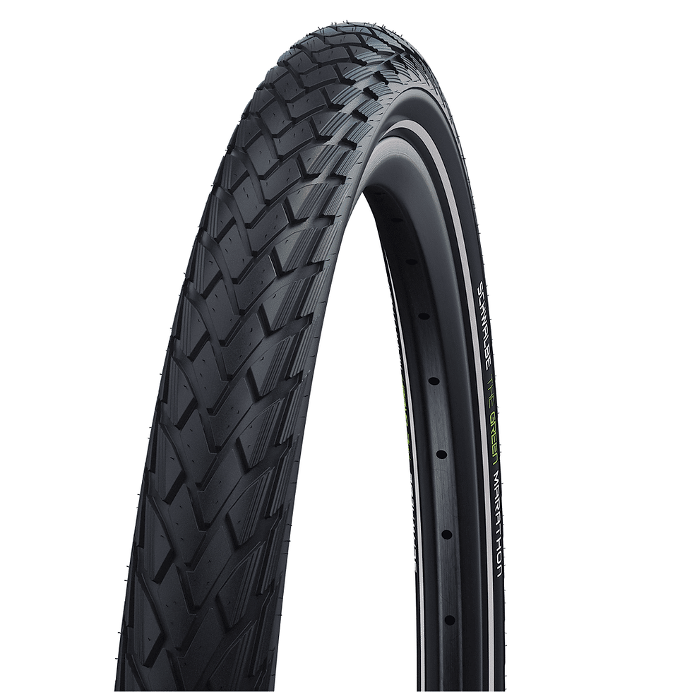 Thumbnail: Schwalbe Green Marathon City/Touring Tyre in Black/Reflex (Wired)