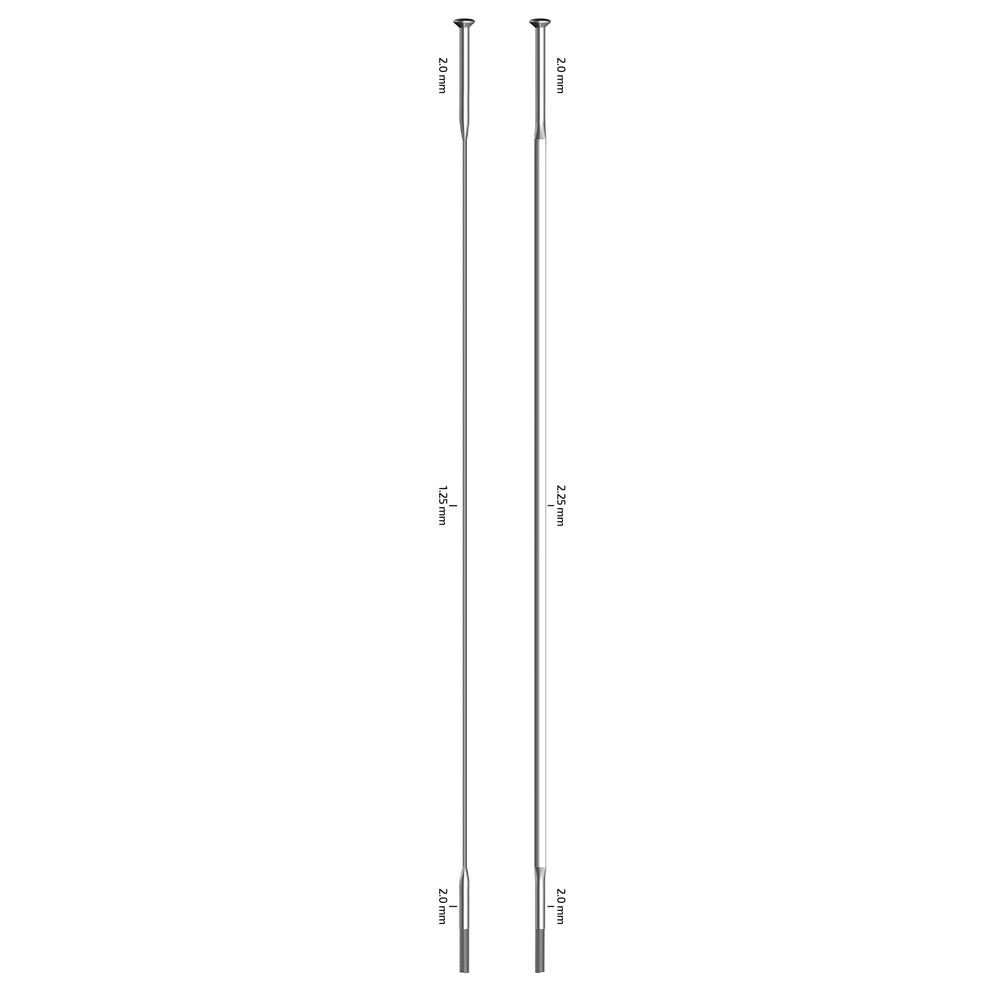 Sapim CX-Sprint Silver Straight Pull Uncut Spokes