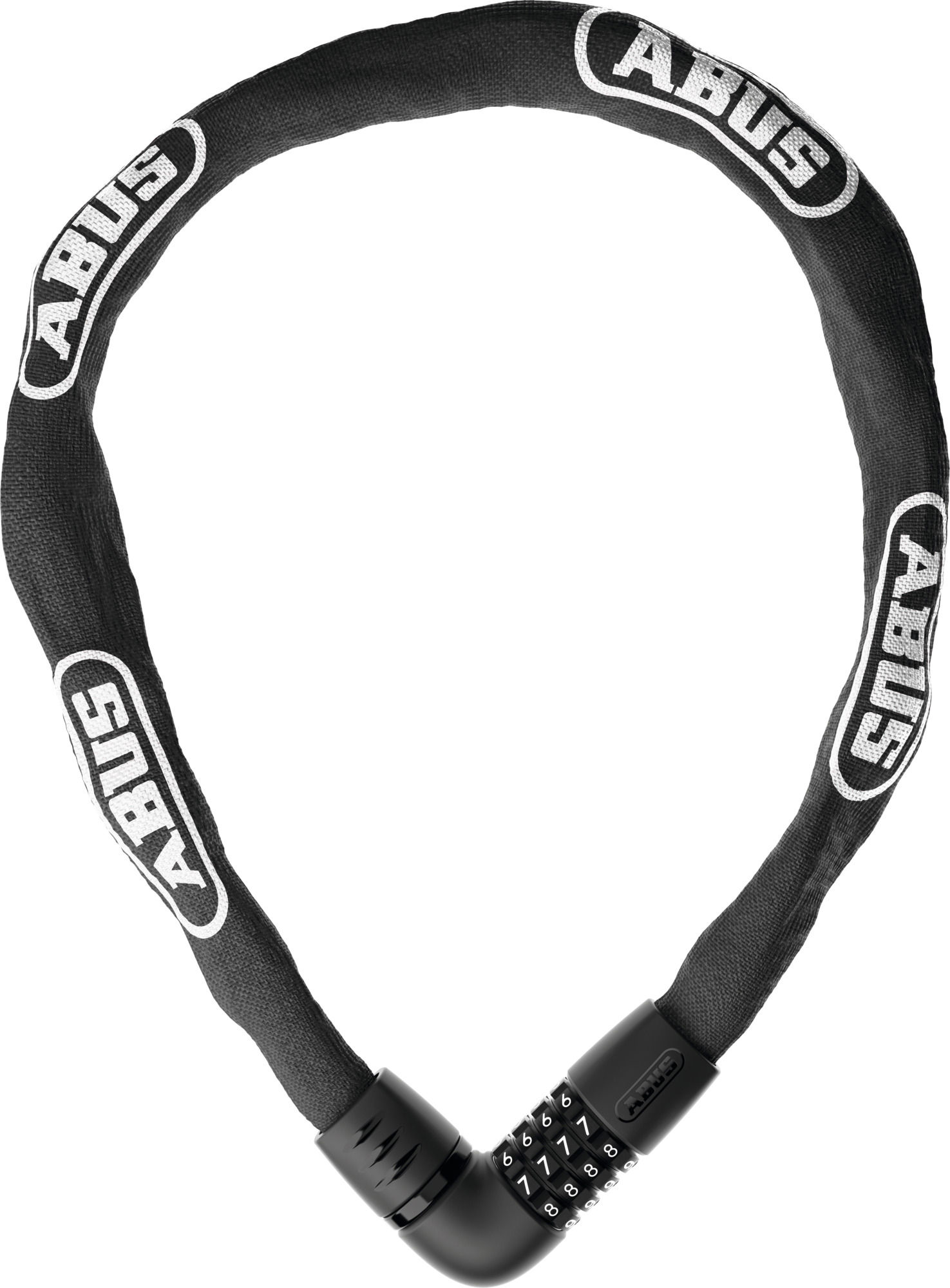 ABUS Tresor '26 - 6807C/110 Combi Chain Lock in Black