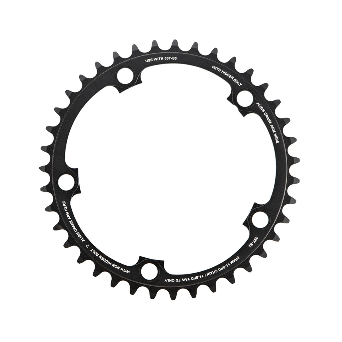 SRAM Chain Ring Road Red22/Force22 X-Glide R 39T Yaw 11 Speed S2130 Alum 3mm