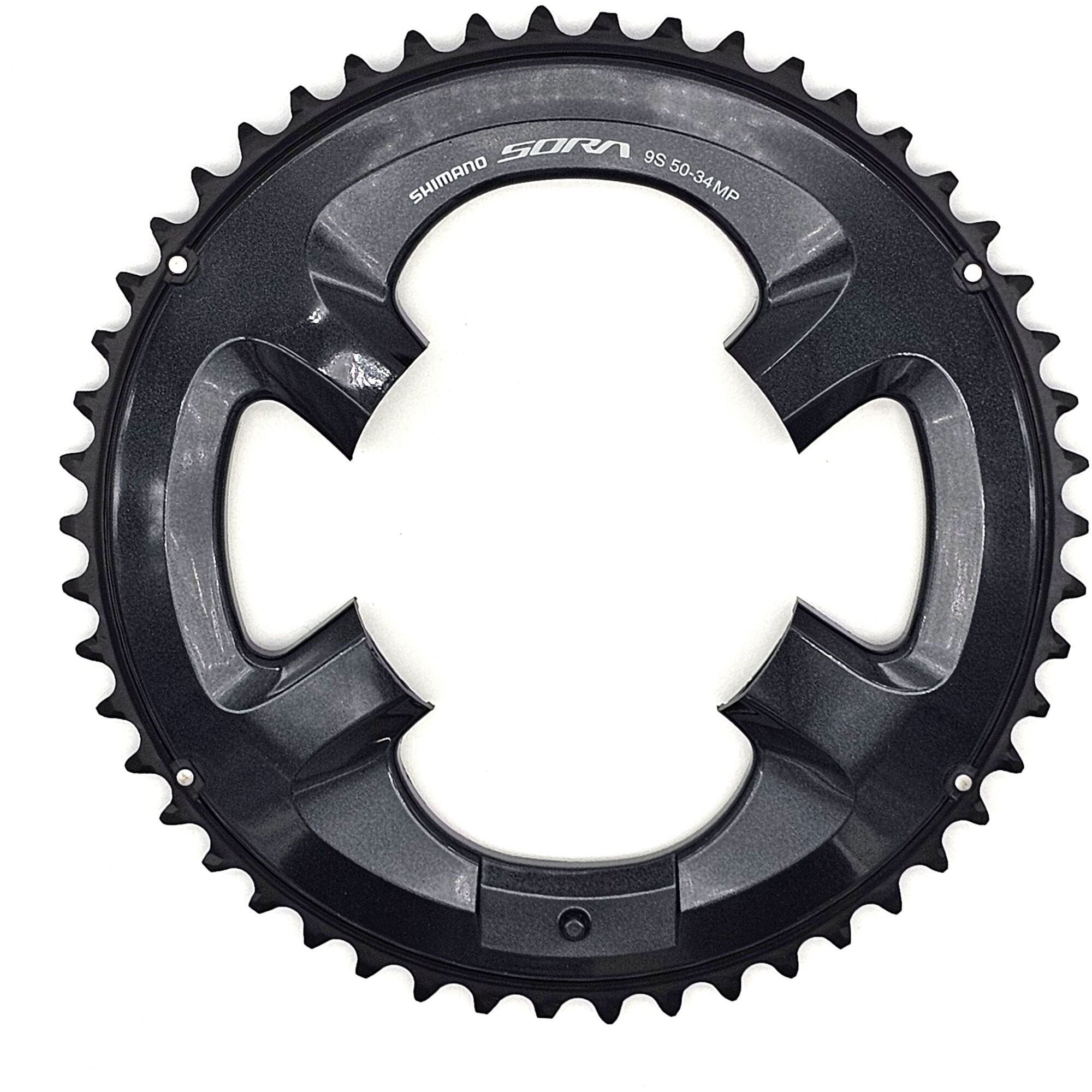 Shimano FC-R3000 Sora 9 speed double outer chainring 50T-MP for 50-34T