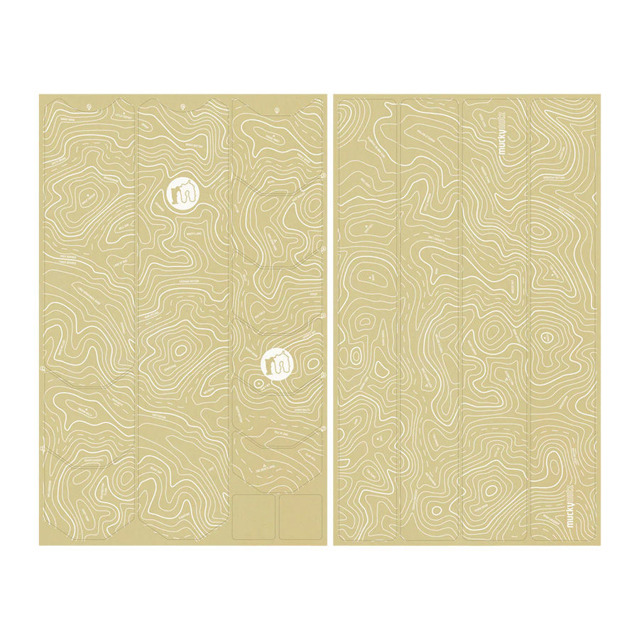 Mucky Nutz Skinz | Full Frame | Contours | White