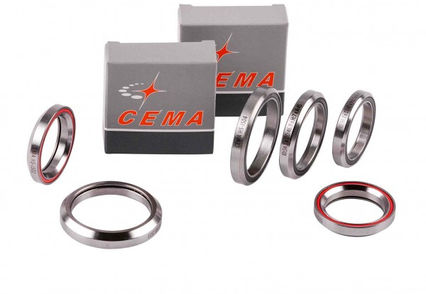 Cema Chrome Steel Headset Bearing (38 x 27.1 x 6.5mm 36/45) JS10
