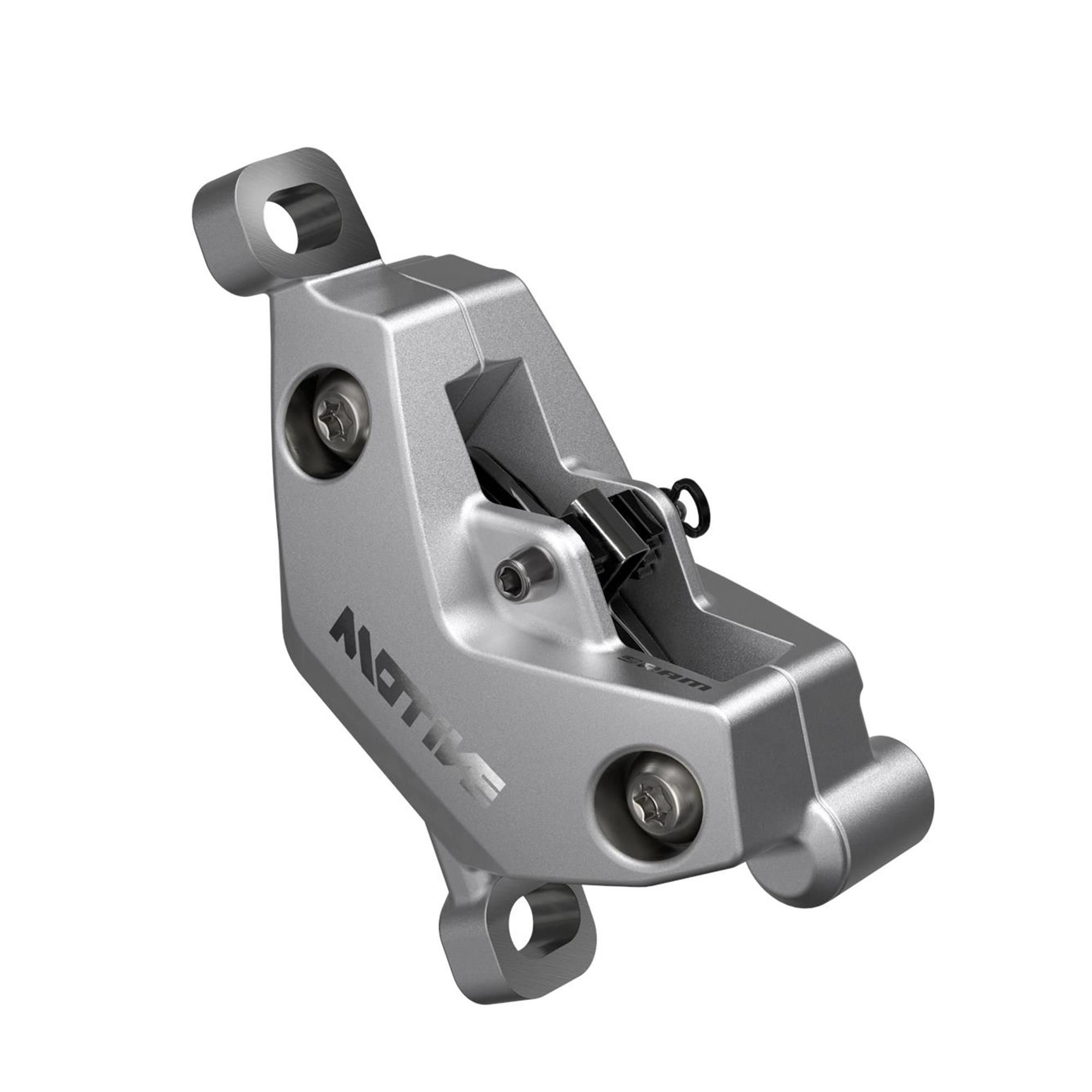 Sram Disc Brake Caliper Assembly - (Assembled, No Hose) Clear Anodized - Motive