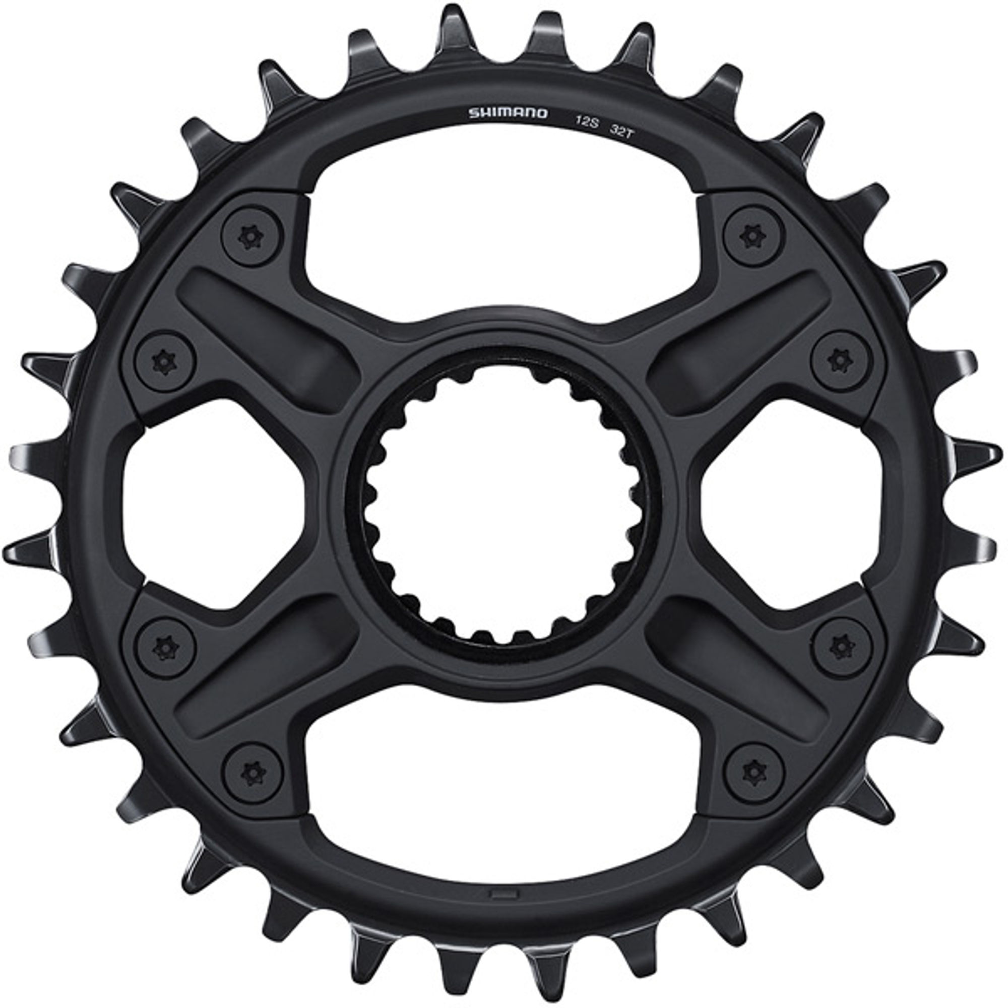 Shimano FC-M6100-1 Deore 12 speed single chainring, 32T
