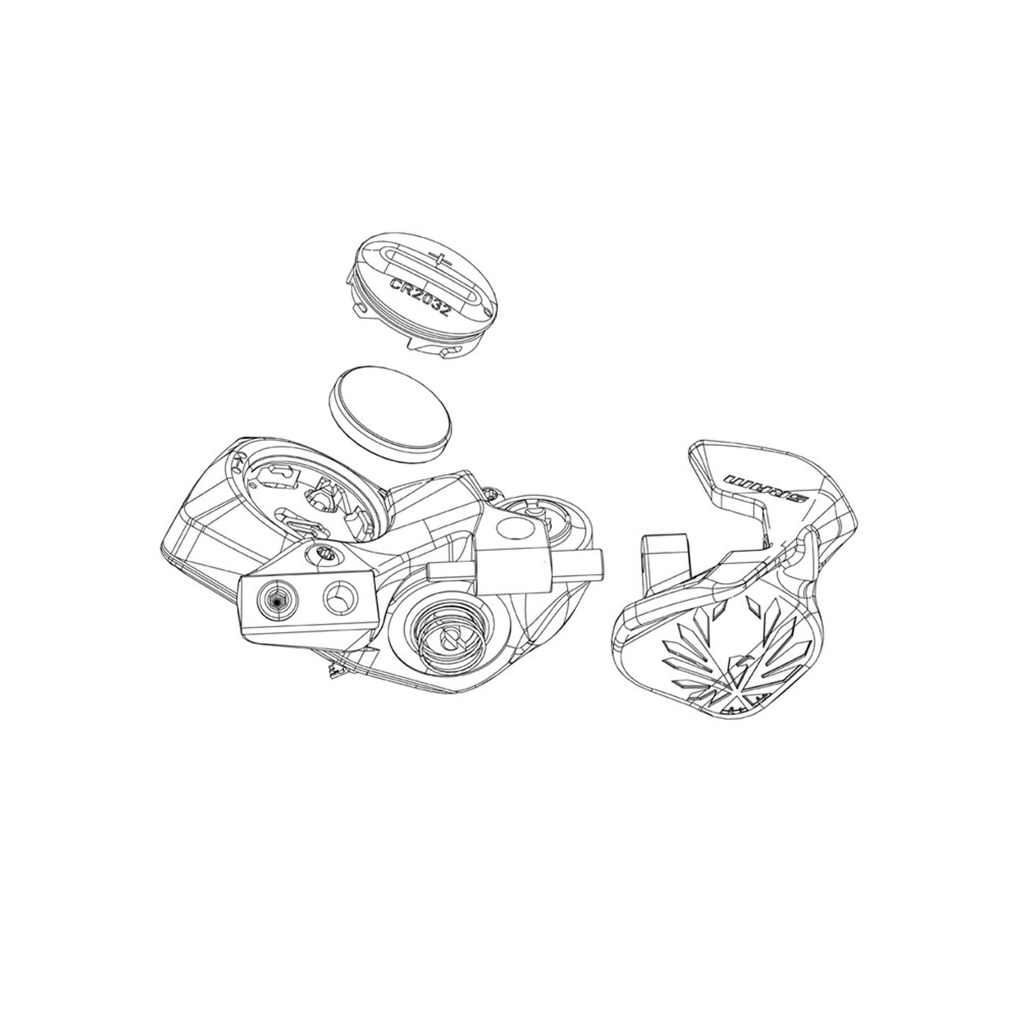 SRAM Electronic Controller Pod Axs Battery Door Kit - Coin Slot Version