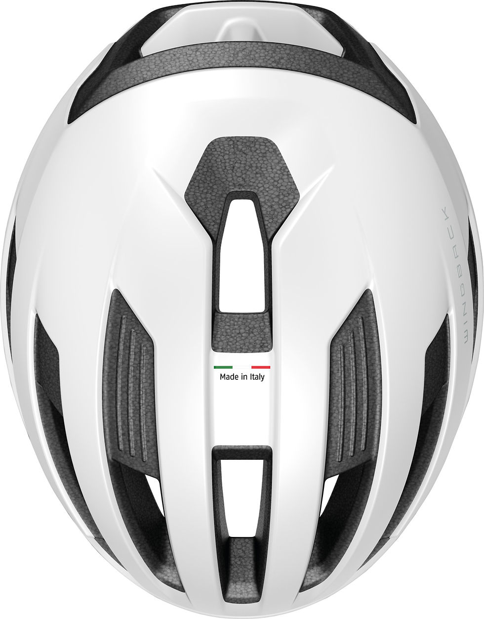 Thumbnail: ABUS WingBack Road Cycling Helmet in Polar White Italian Made