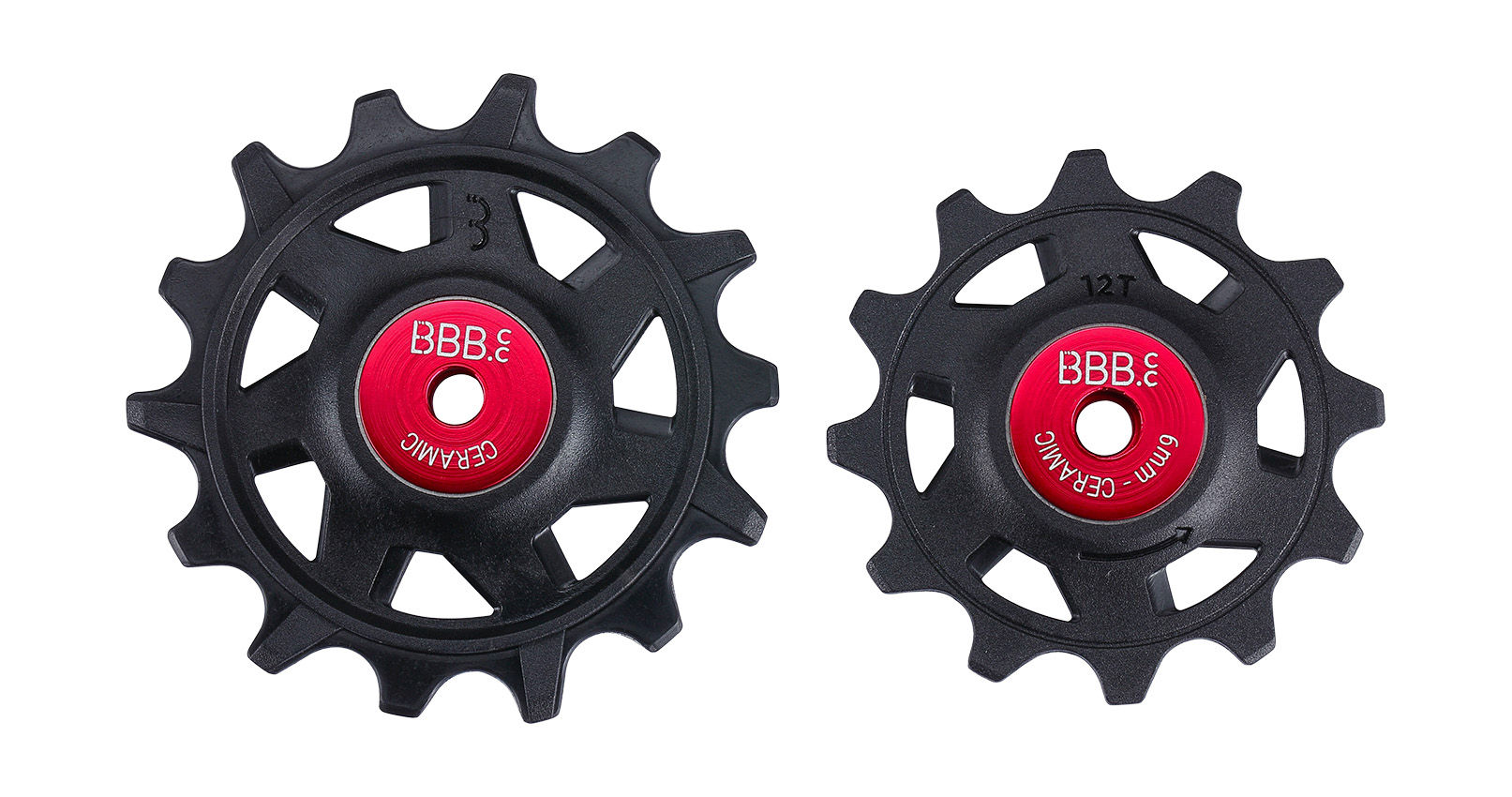 BBB RollerBoys Ceramic Sram Jockey Wheels 12 + 14T