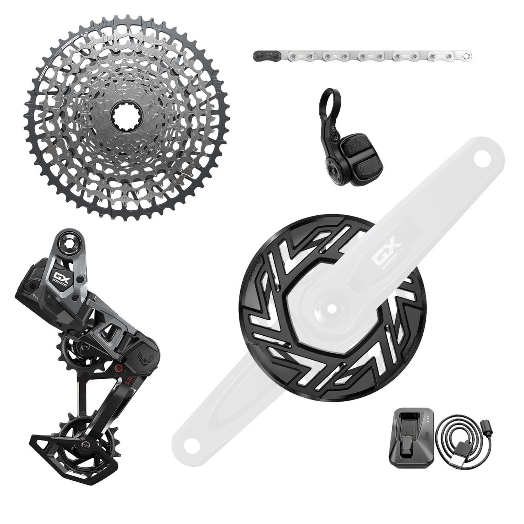 SRAM - GX T-Type Eagle E-Mtb 104Bcd Transmission Axs Groupset (Rd
