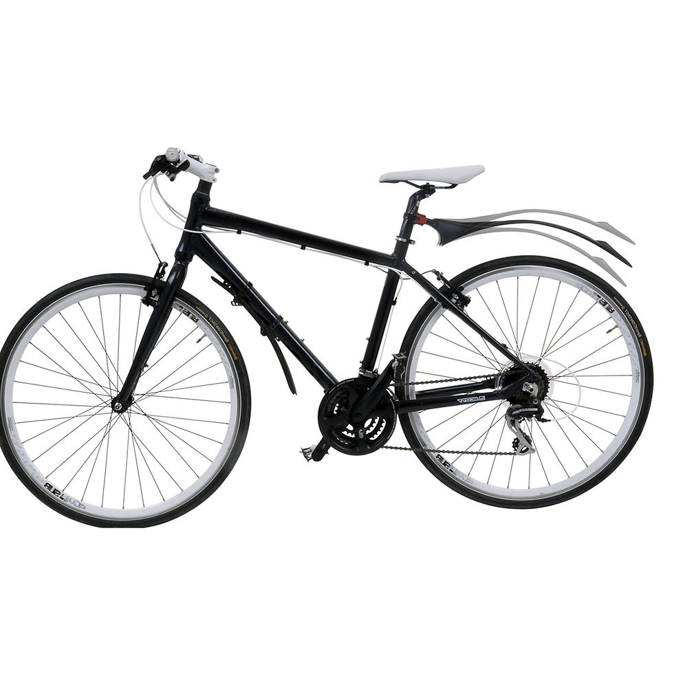 Thumbnail: Polisport Michigan 700C Slim Road and Trekking Bicycle Mudguard Set