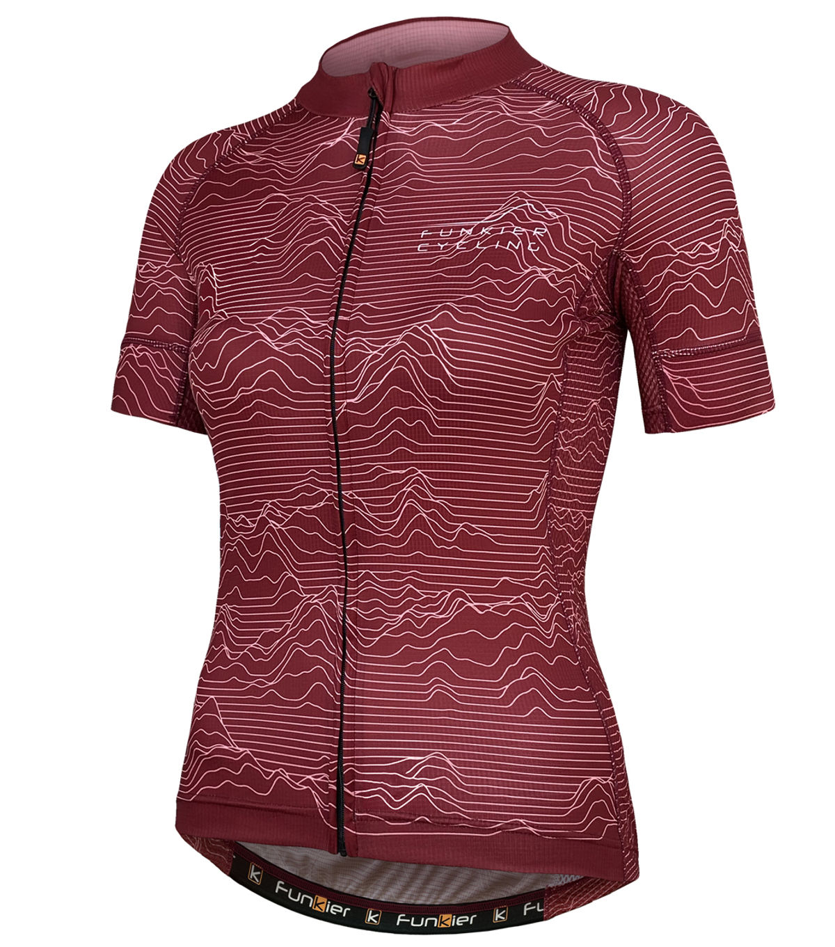 Funkier Arissa Ladies Pro Short Sleeve Jersey in Red