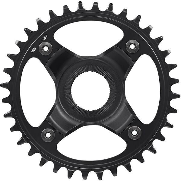 Shimano SM-CRE80-12-B 12spd DCE single chainring 36T, w/o chain guard, chain