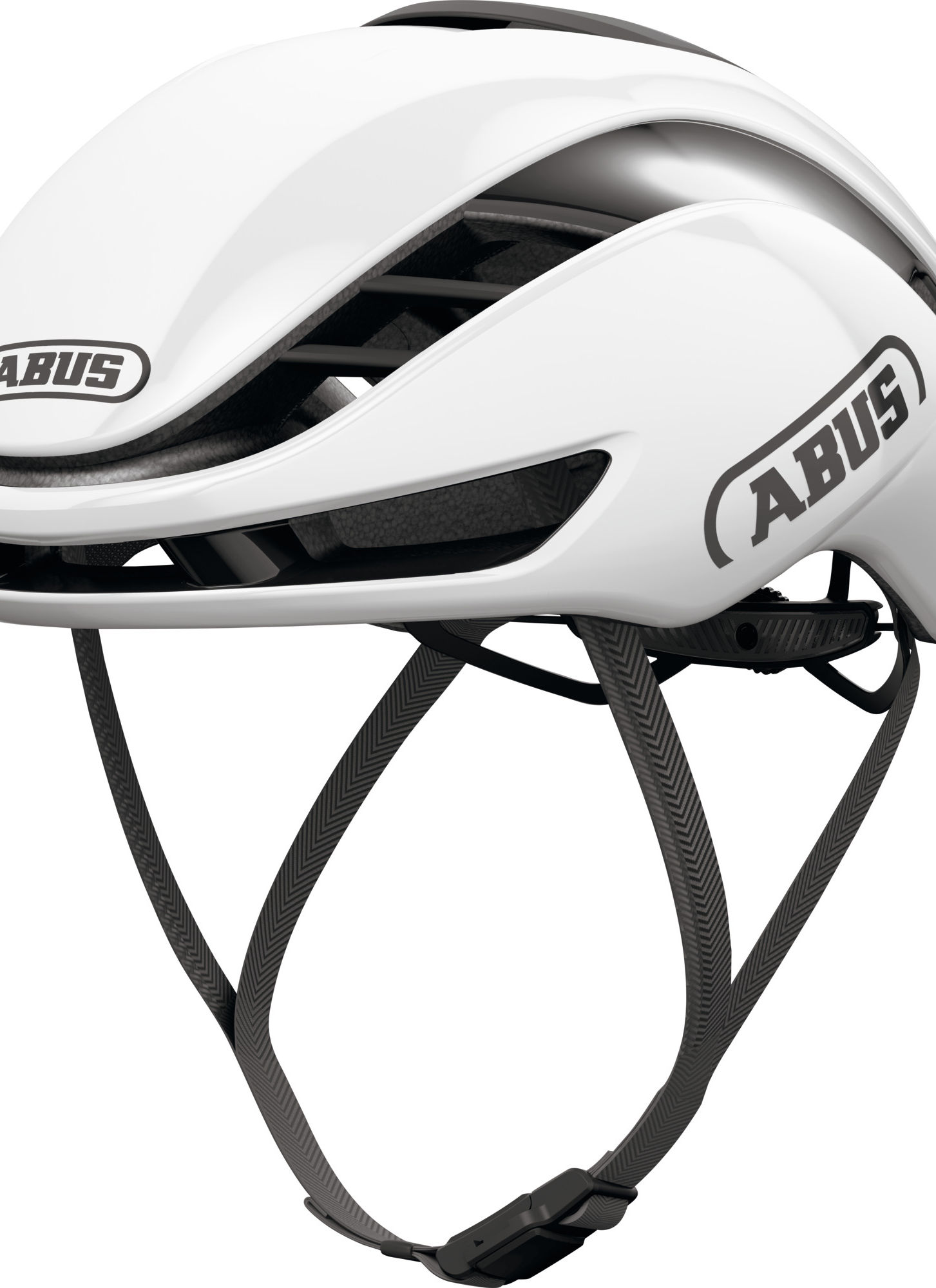 ABUS GameChanger 2.0 RF (Round Fit) Road Aero Elite Helmet Shiny White - Unisize