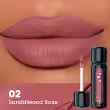 Thumbnail: 1pc Matte Velvet Lip Gloss, Highly Saturated Liquid Lip Mud, Non-Stick Long Last