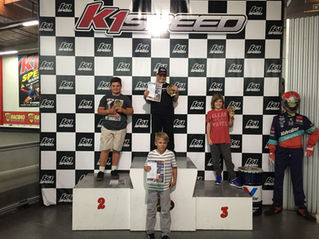 Justin Wins Fourth K1 Junior League Race