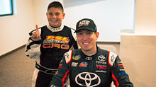 Justin Hangs Out With Kyle Busch At Kern Raceway
