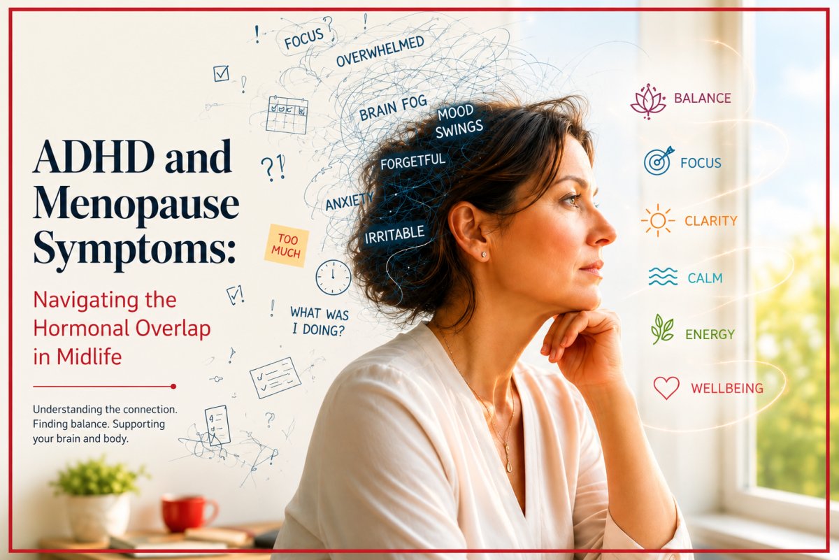 ADHD and Menopause Symptoms: Navigating the Hormonal Overlap in Midlife