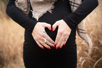 Maternity, Photography, Newborn Photographer, family photographer, tall grass winter, mini session, pregnancy, baby bump, 38 weeks, pregnant, Full term, black dress, scarf, silver hair,  maternity posing ideas, mom, motherhood, 