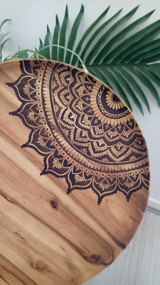 Thumbnail: Mandala Table Serving Tray