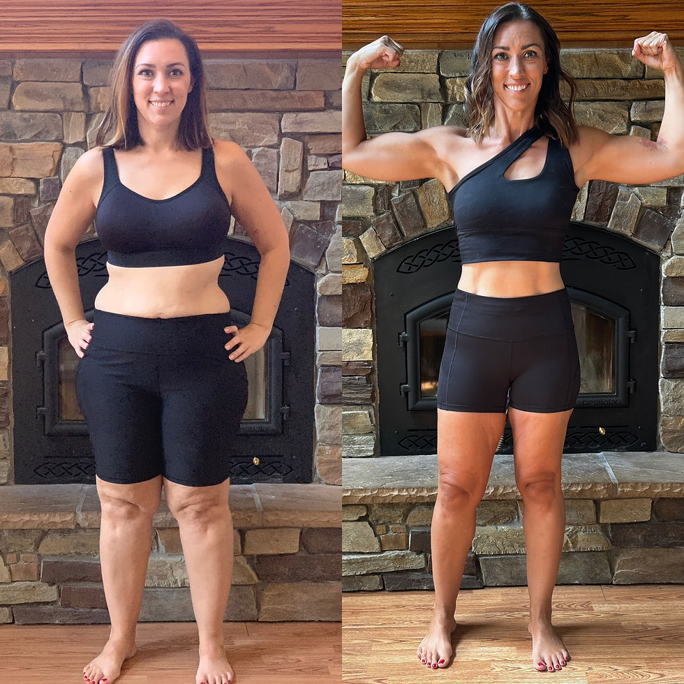 Janelles 35 lbs fat loss Transformation