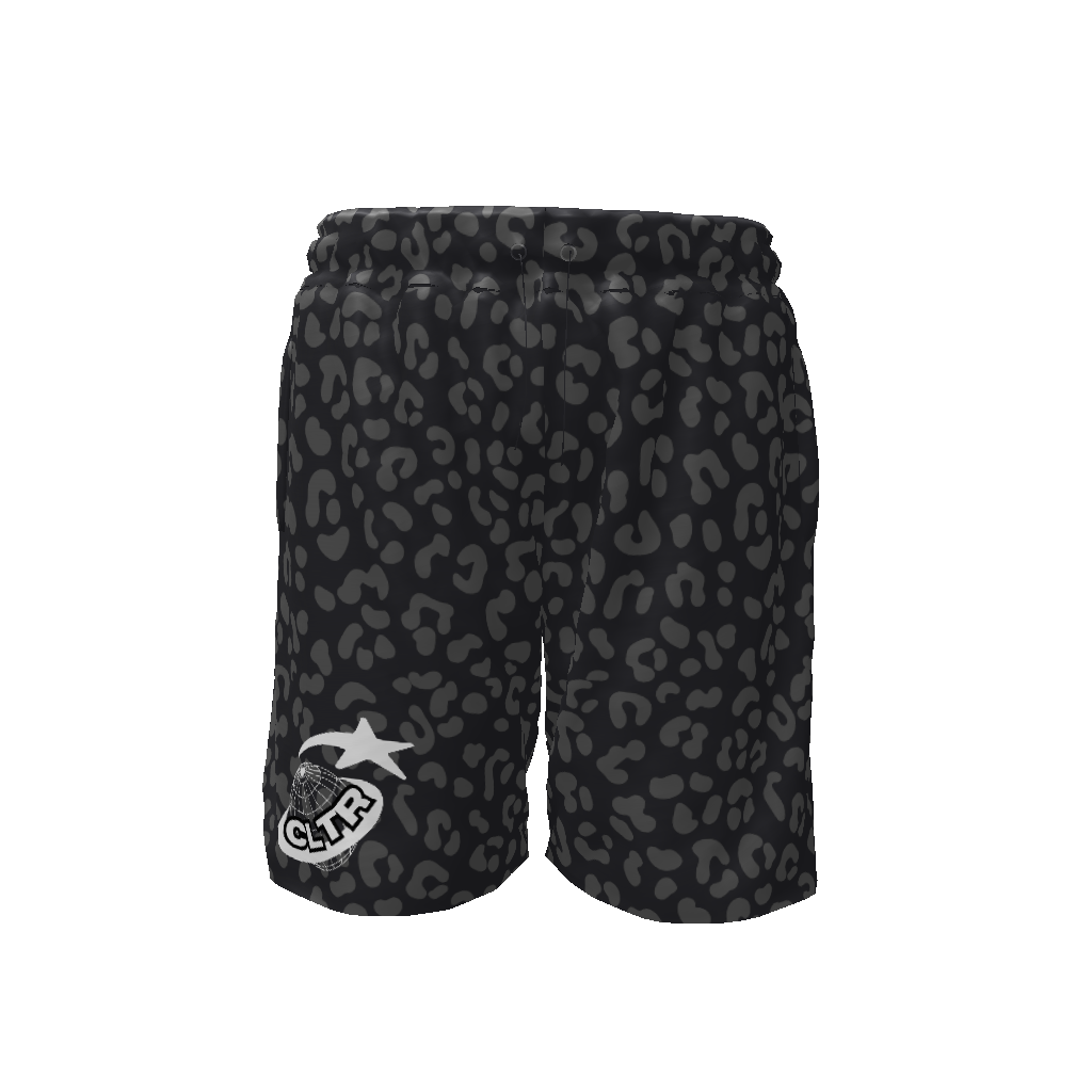 CLTR Cheeta Print Mesh Shorts