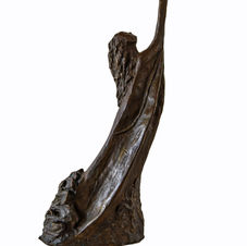 L'Appel est une sculpture en terre cuite patinée, de la section Art. Nouveau, crée par Laurence Pubert