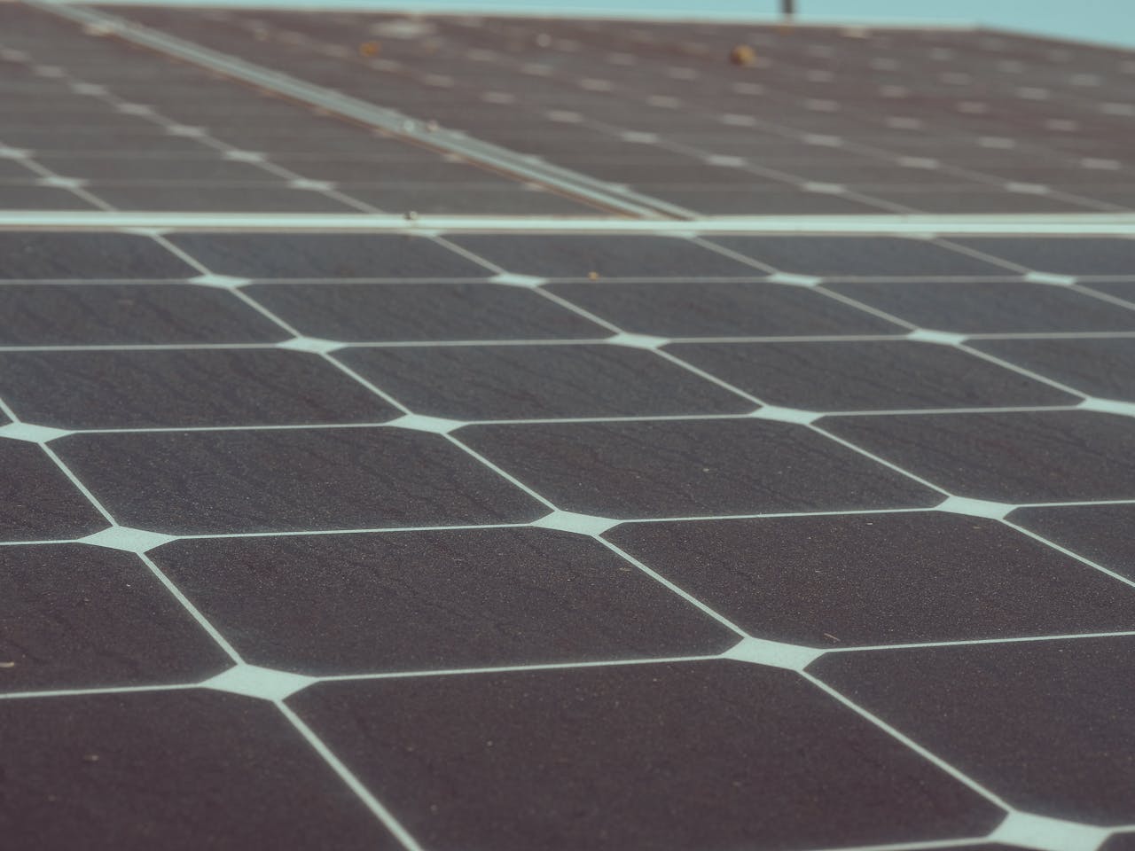 Illustrative photo of photovoltaic solar panels