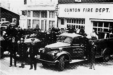 Old CFD Headquarters - East Main Street. Located near current day Clinton Book Store