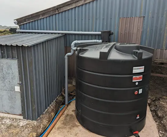 Underground pipework being installed