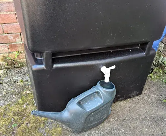 800L 3P Technik Wall Tank Water Butt Tap