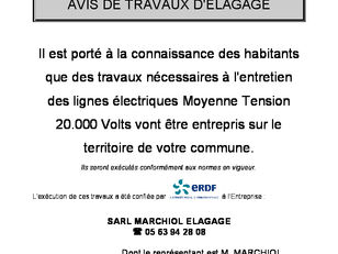 Travaux Elagage ERDF